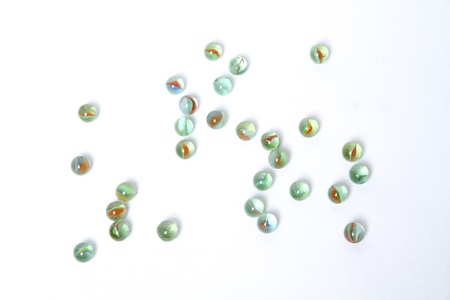 Random colored marblesの写真素材