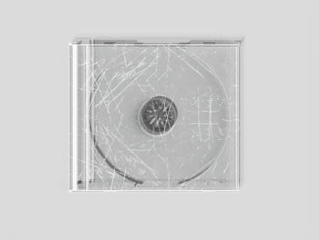 3D Blank Transparent DVD Jewel Case Mockup Rendering
