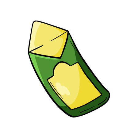 Envelope with Money/Zakat Inside Illustrationのイラスト素材