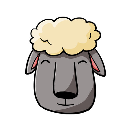 Eid al-Adha Animal Sacrifice Symbol Illustrationのイラスト素材