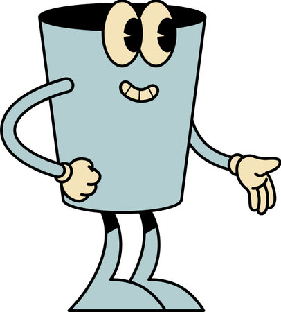 Hydration and Beverage Serving Mascotのイラスト素材