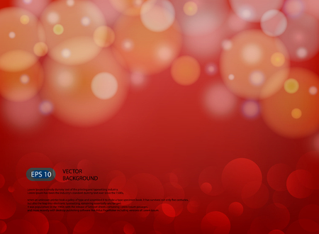 Red blur abstract background with light in modern illustration, vectorのイラスト素材