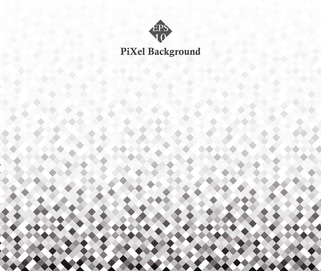Abstract of gray scale pixel patterns. Space of details for banner business vector illustration for your graphic design.のイラスト素材