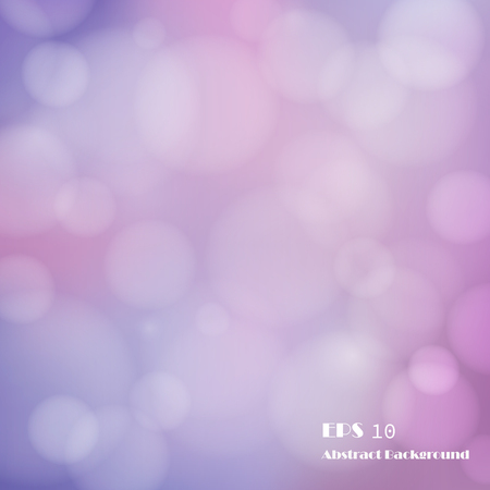 Abstract of gradient purple colorful background with circles bokeh decoration, illustration vector eps10のイラスト素材