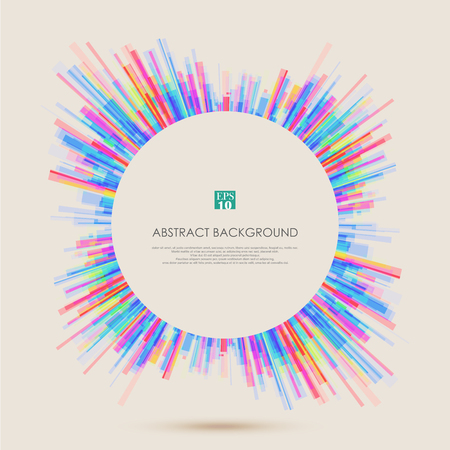 Abstract background with colorful geometric lines pattern for your business presentation. Illustration vector eps10のイラスト素材
