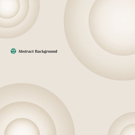 Abstract brown circle background with copy space for business presenting. Illustration vectorのイラスト素材