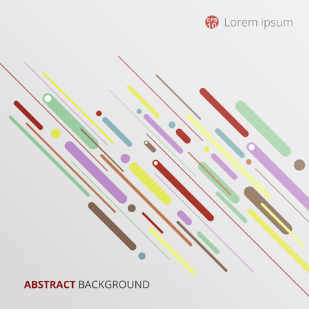 Modern shapes of abstract pattern with composition in various elements.のイラスト素材