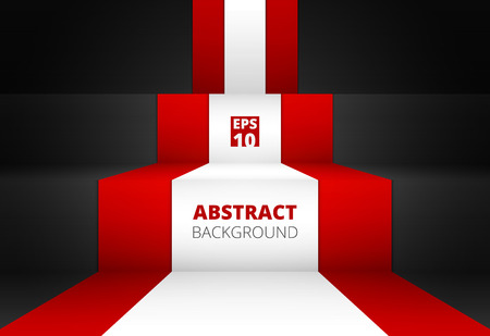 Abstract of gradient red and black colors background, illustration vector eps10のイラスト素材