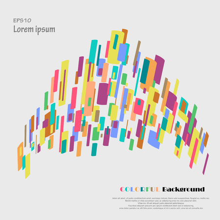 Abstract vector of colorful modern background. Designing for cute presentation. Illustration vector eps10のイラスト素材