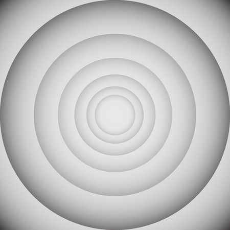 Abstract of gradient gray color in circle shape layer background, Illustration vectorのイラスト素材