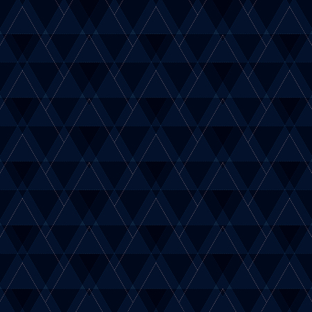 Abstract of blue triangles shapes pattern backgroundのイラスト素材