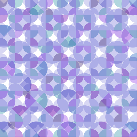 Modern of purple round geometrical pattern with multicolored vectorのイラスト素材