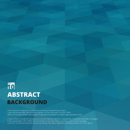 Abstract of perspective background of blue gradient geometric shape patternのイラスト素材