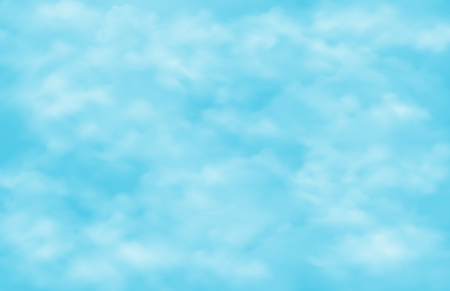 Clear blue sky with groups of clouds backgroundのイラスト素材