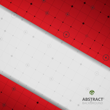 Abstract of modern digital graph in red gradient background. You can use for digital work.のイラスト素材