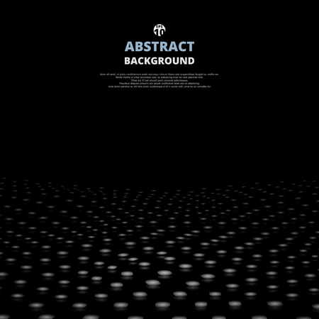 Abstract of technology white dot pattern in dark backgroundのイラスト素材