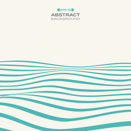 Abstract of blue stripe line wavy pattern background, illustration vector eps10のイラスト素材