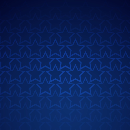 Abstract of stars pattern geometric on gradient blue background, illustratino vector eps10のイラスト素材