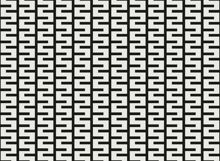Black and white square geometric pattern design. You can use for modern design of decoration, cover, ad, poster. vector eps10のイラスト素材