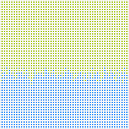 Abstract pixel green blue color of square technology art pattern decoration background. You can use for trendy print, paper, cover design. illustration vector eps10のイラスト素材