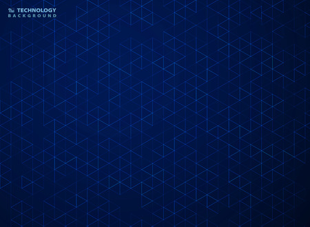 Abstract blue hexagon pattern of technology geometric background. You can use for futuristic ad, poster, print, artwork. illustration vector eps10のイラスト素材