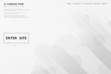 Abstract modern stripe line web landing page layout background. You can use for website page, poster, presentation. illustration vector eps10のイラスト素材