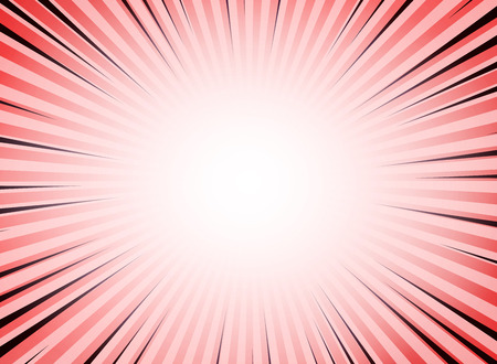 Abstract red living coral color sun burst comic background. You can use for ad, sales, poster, promotion, artwork. illustration vector eps10のイラスト素材