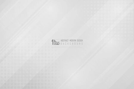 Abstract gradient gray with halftone decoration new tech design background. Decorate for poster, template design, presentation, print, cover. illustration vector eps10のイラスト素材