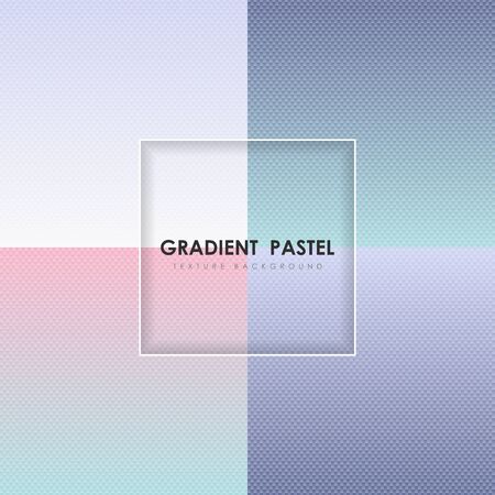 Abstract pastel gradient color minimal set of background. Decorate for ad, poster, artwork, template design, print. vectorのイラスト素材