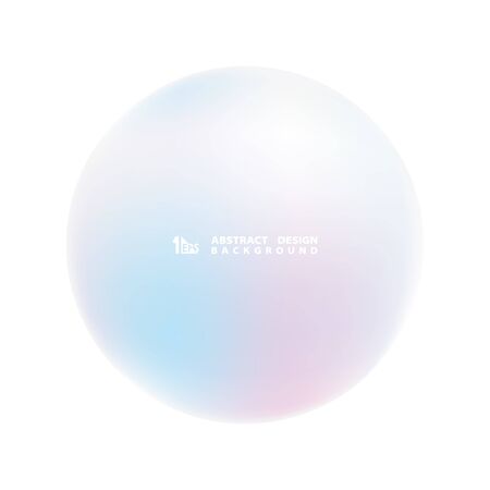 Abstract circle of soft gradient colorful copy space of text design background. Decorate for headline, poster, ad, template. illustration vectorのイラスト素材