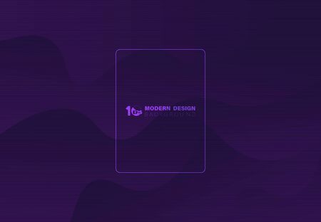 Abstract fluid shape pattern of violet design futuristic artwork background. Decorate for copy space of text, cover design, page, print, book. illustration vectorのイラスト素材