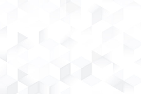 Abstract gradient grey and white pattern design of technology design template. Overlapping with geometric element style background. illustration vectorのイラスト素材