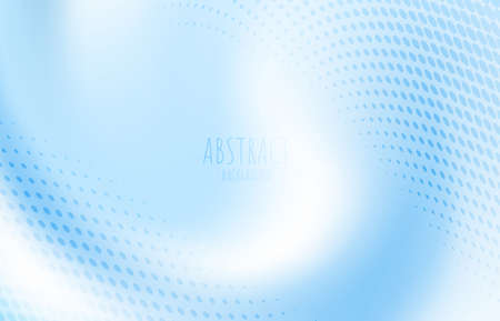 Abstract gradient blue wavy stripe line pattern with halftone template. Decorate for ad, poster, cover design. illustration vectorのイラスト素材