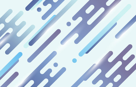 Abstract gradient blue and purple stripe line pattern artwork decorative. Cover style of minimal artwork template background. illustration vectorのイラスト素材