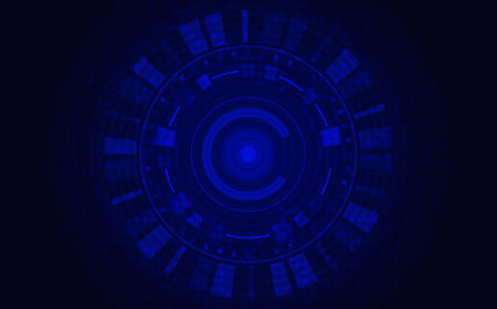 Abstract blue template of futuristic design artwork decorative. Simple style of dark blue scale pattern background. Vectorのイラスト素材