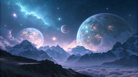 D illustration. Elements of this image furnished by NASAの素材