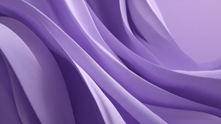 A vibrant purple abstract background with smooth flowing curves and wavy linesの素材
