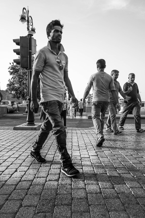 Pedestrian crossingのeditorial素材