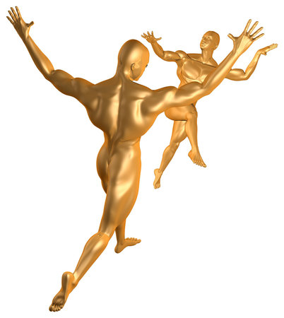 Cyber Dance Goldの写真素材