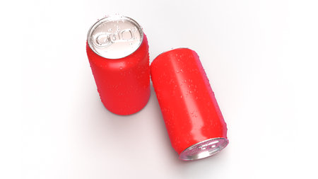 white isolated soda bottle on a gray backgroundの写真素材