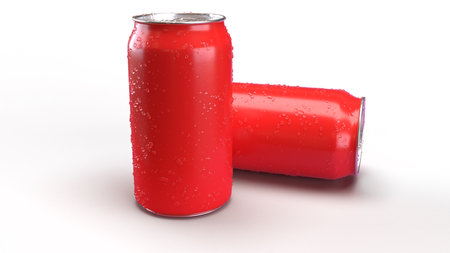 white isolated soda bottle on a gray backgroundの写真素材