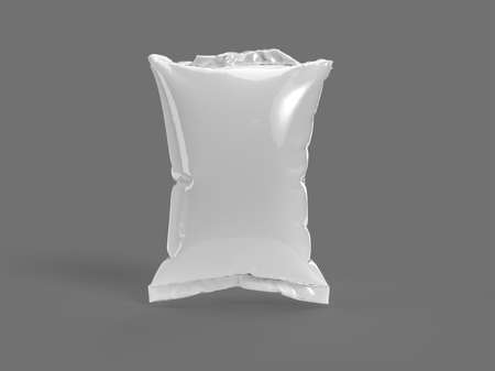 isolated food packaging with 3d rendering backgroundの写真素材