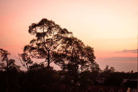 sunset time in Chaingmai Thailand  look beautifulの写真素材