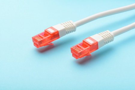 ADSL network cable, red terminal