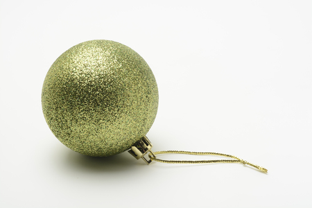Green decorative ballの写真素材