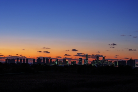 New City in South Korea,Song-doの写真素材