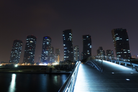 New City in South Korea,Song-do のeditorial素材
