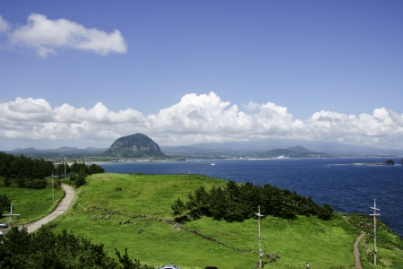 beautiful Jeju  Island in South Koreaの写真素材