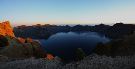 Beautiful mountains in south korea,Baekdu" Mountain"の写真素材