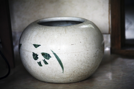 Traditional props in South Korea,Ogang toiletの写真素材